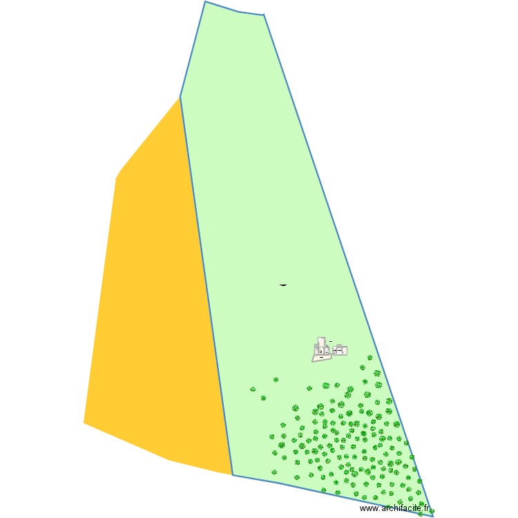 Vouzon. Plan de 12 pièces et 1797 m2