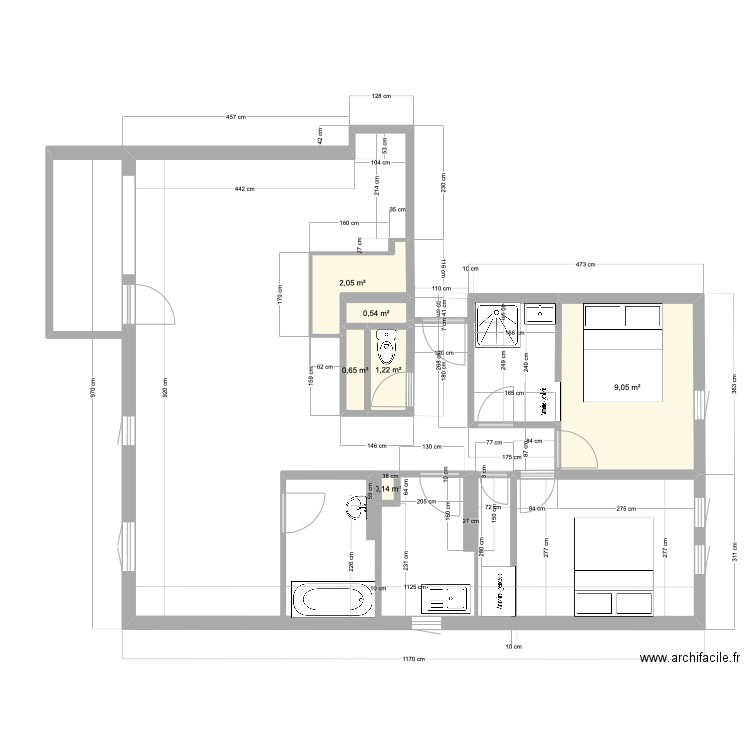 Plan Saint Gervais - aujourd'hui. Plan de 0 pièce et 0 m2