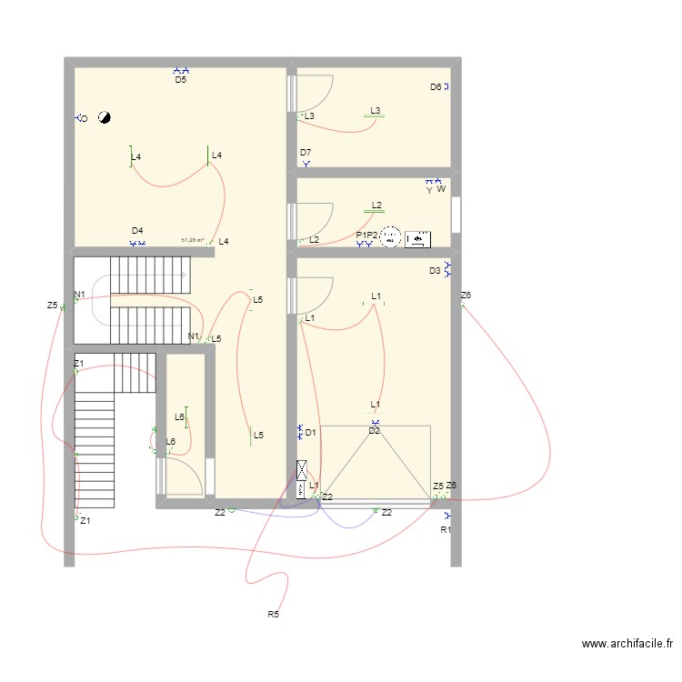 gdhe. Plan de 0 pièce et 0 m2