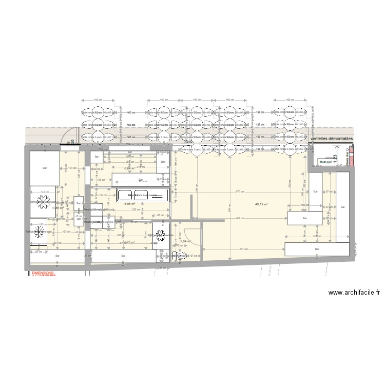 restau 2023. Plan de 0 pièce et 0 m2