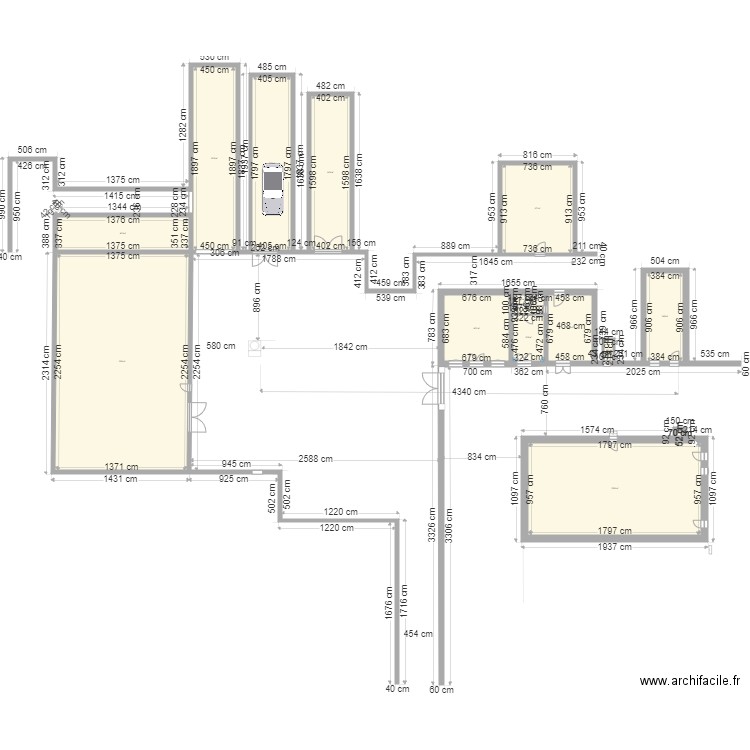 Exterieurs Vauharouard. Plan de 0 pièce et 0 m2