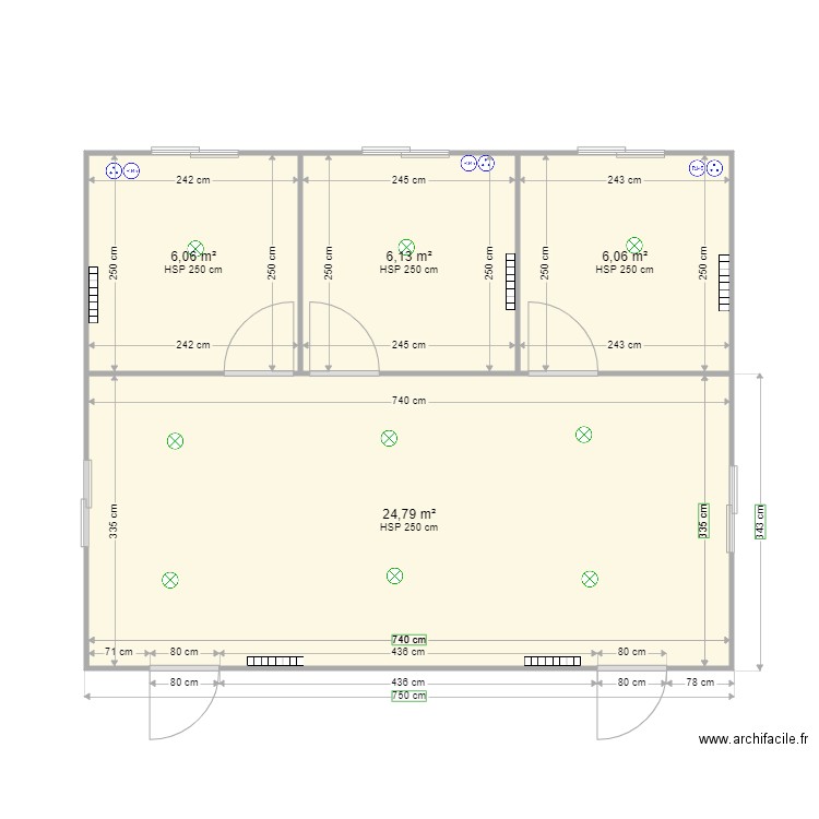 bungalow 1. Plan de 0 pièce et 0 m2