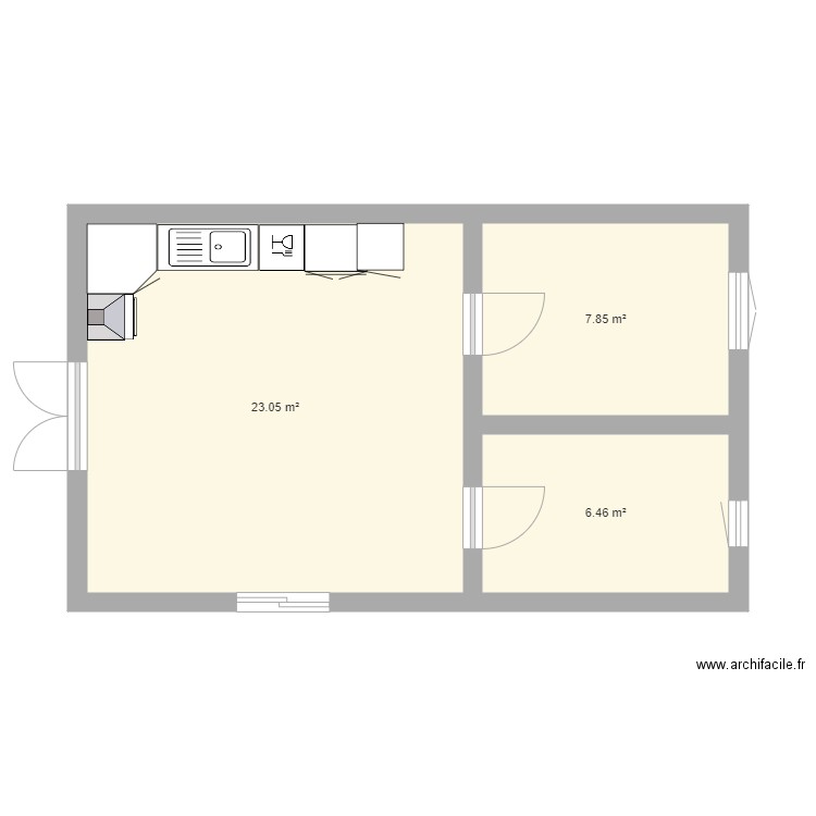 maison 1. Plan de 0 pièce et 0 m2