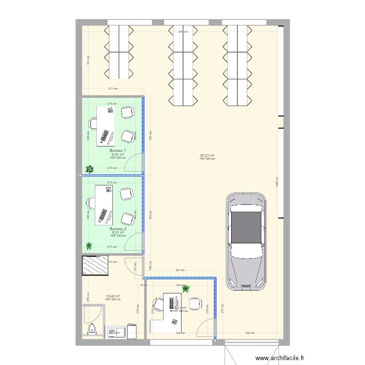 Bureau V3. Plan de 0 pièce et 0 m2