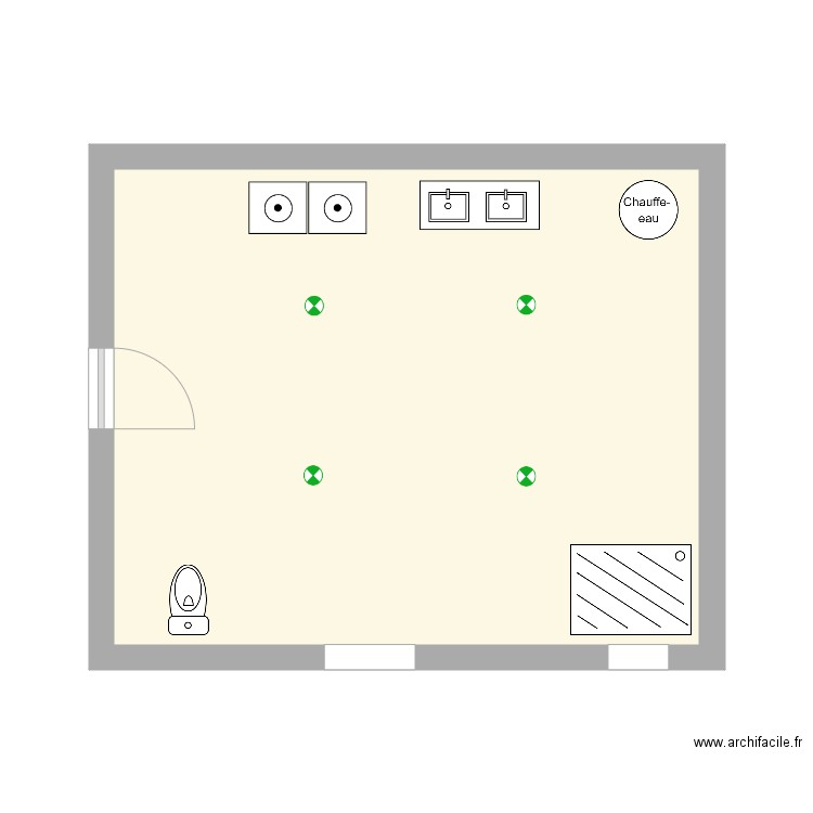 Sdb montvicq . Plan de 0 pièce et 0 m2