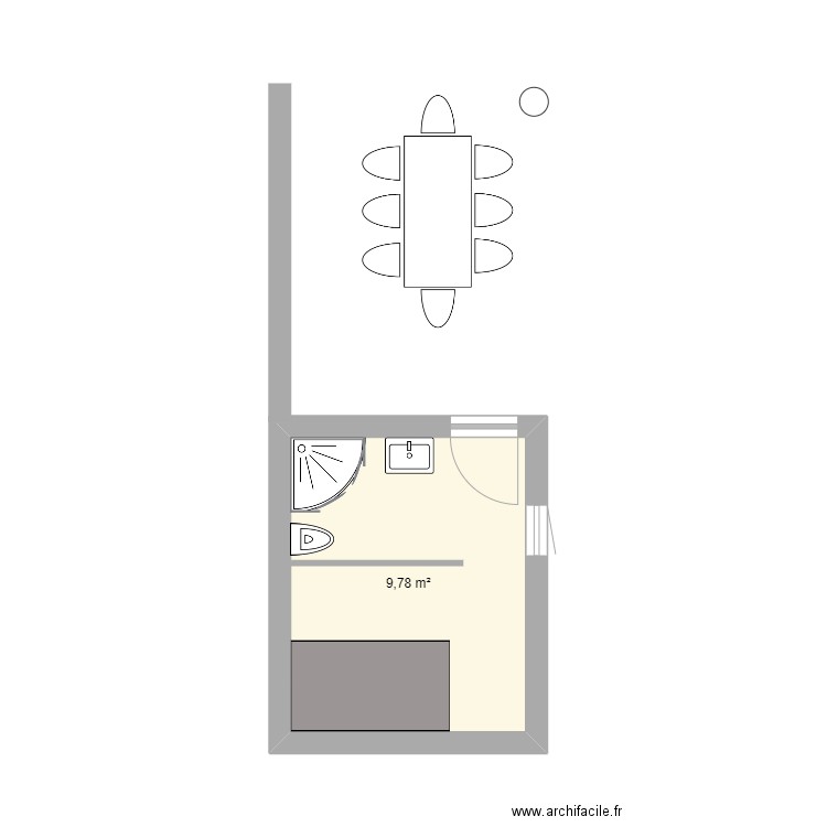 POOLHOUSE. Plan de 0 pièce et 0 m2