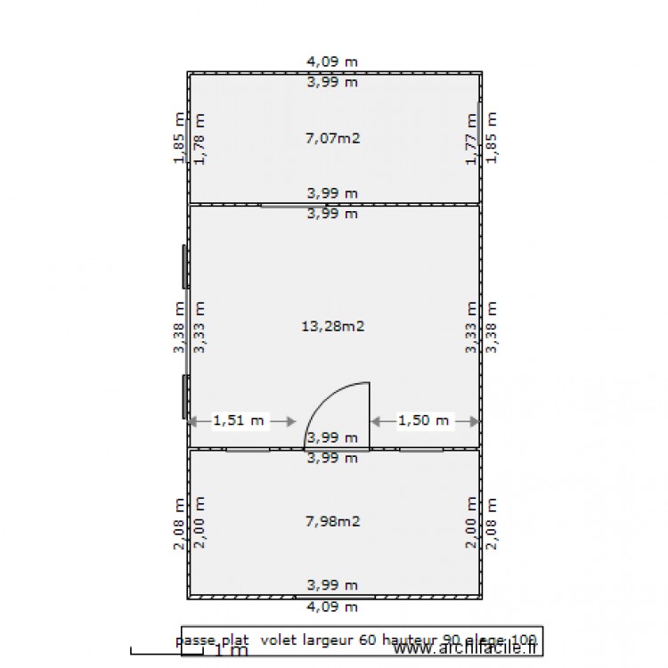 soutinF28m². Plan de 0 pièce et 0 m2