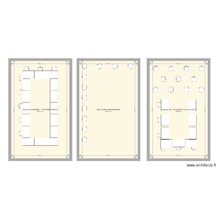 salle conseil. Plan de 0 pièce et 0 m2