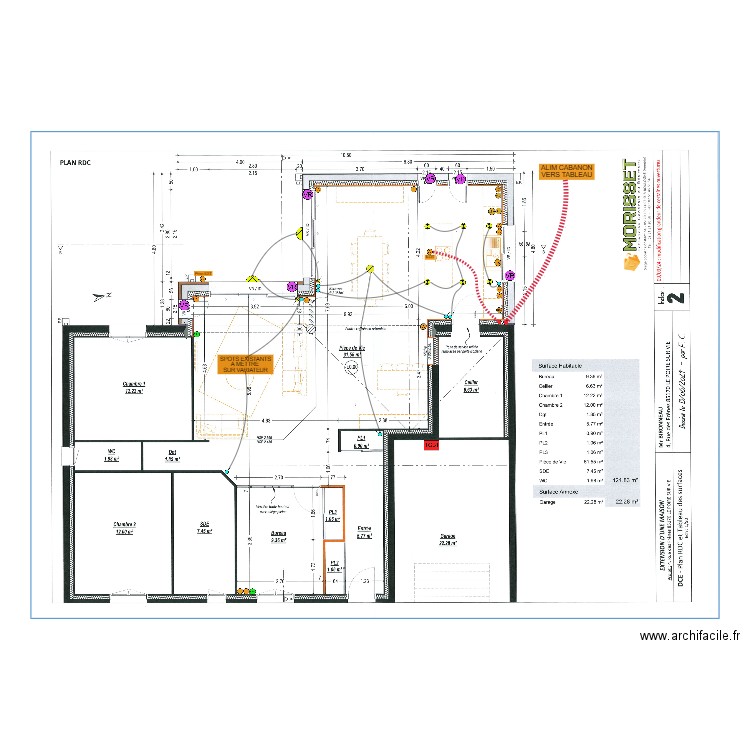 BIRONNEAU PLAN ELEC. Plan de 0 pièce et 0 m2