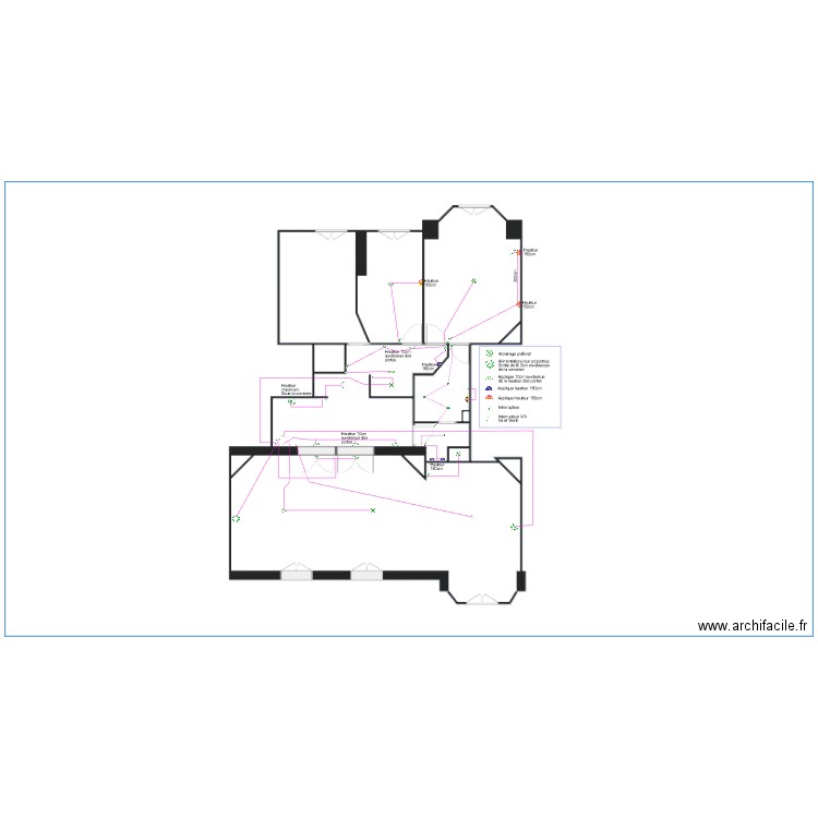 Plan élec Fabrice éclairage. Plan de 0 pièce et 0 m2