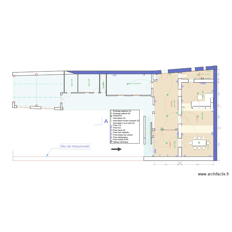 Chavanne. Plan de 0 pièce et 0 m2