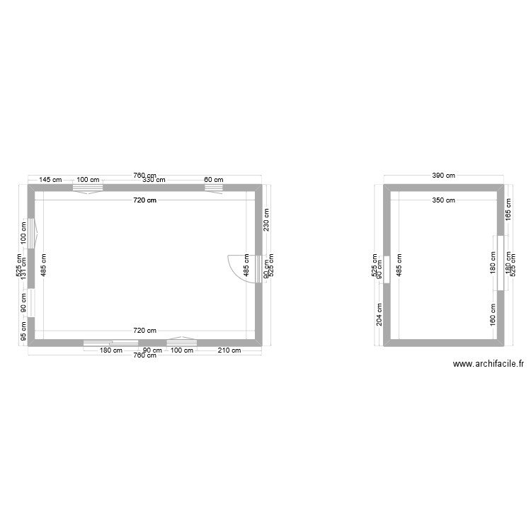 plans annexes1. Plan de 2 pièces et 52 m2