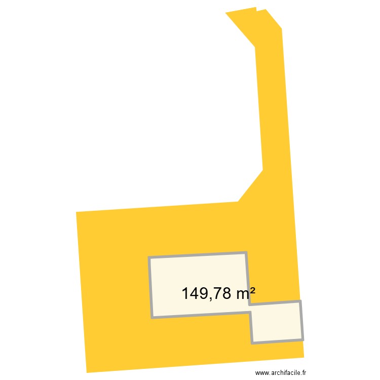 PLAN CADASTRAL. Plan de 1 pièce et 150 m2