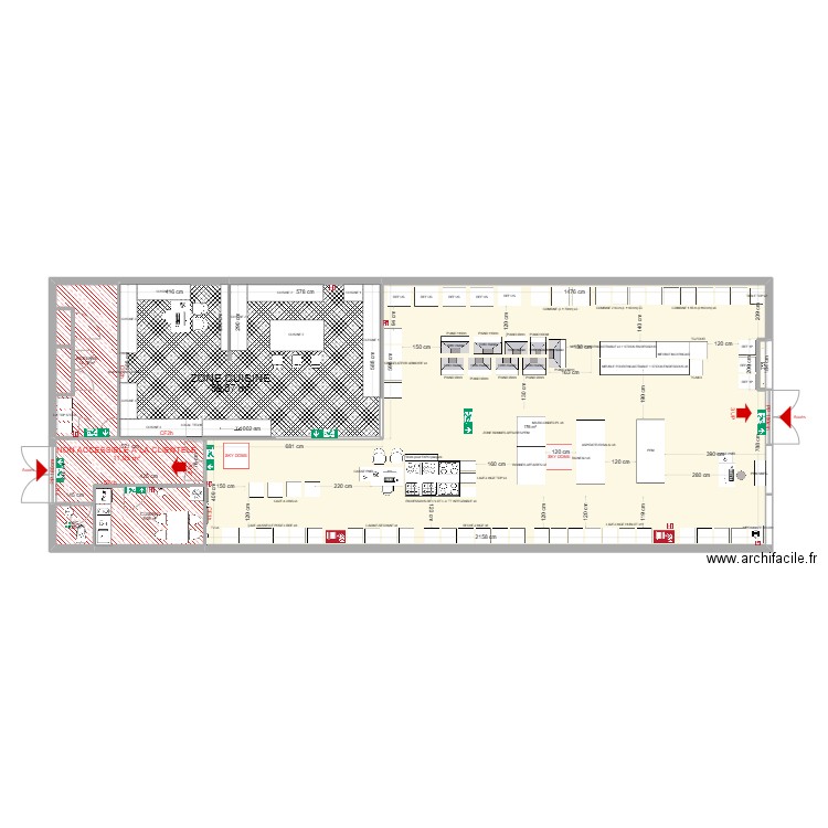 Plan 2D CDC Magasin BELONG Final 1. Plan de 6 pièces et 271 m2