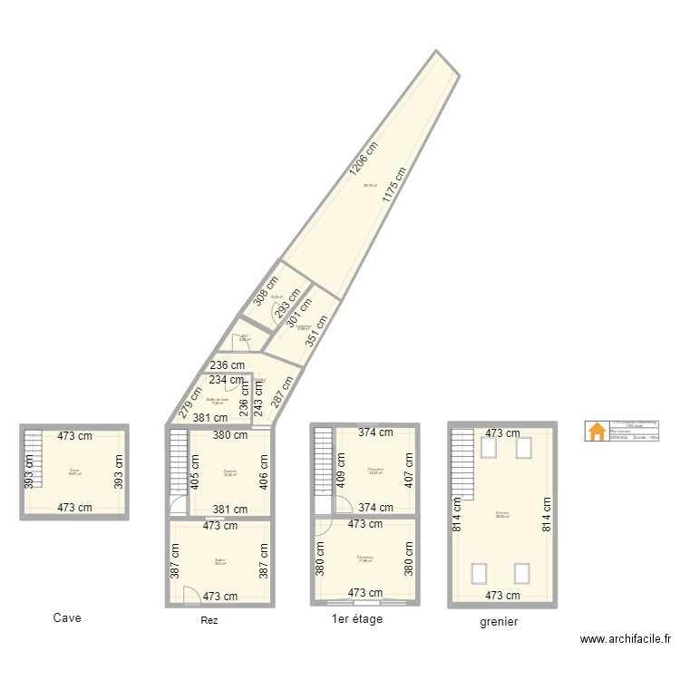 plan maison 2. Plan de 12 pièces et 182 m2