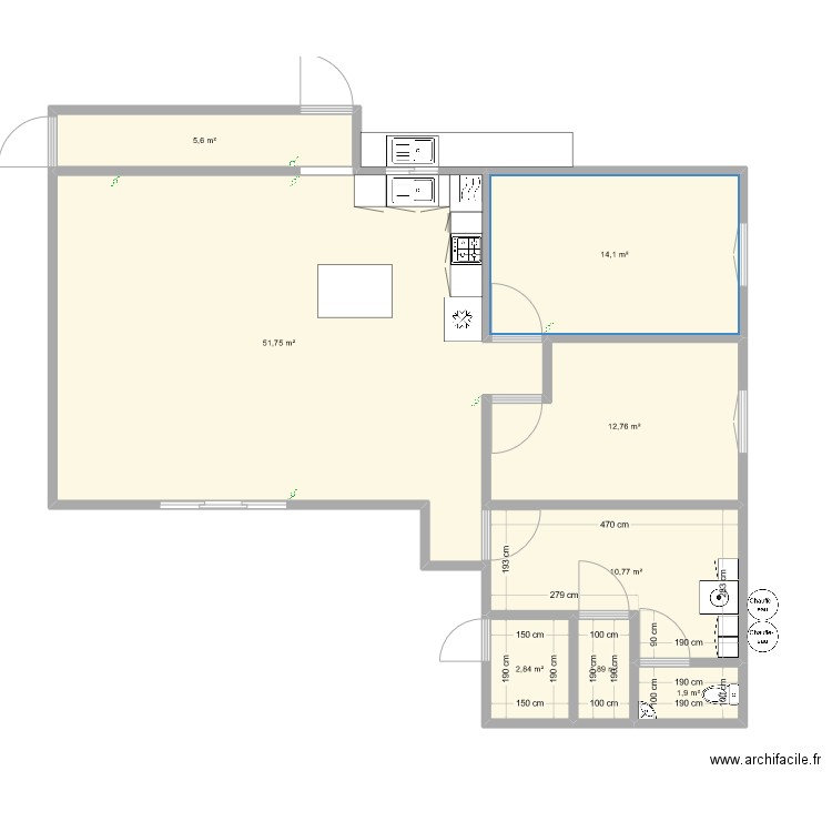 Maison Phoenix - éléctrique. Plan de 8 pièces et 102 m2