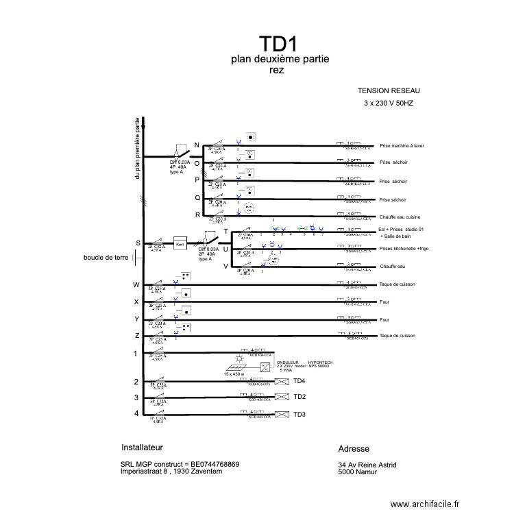 ok TABLEAU reine astrid  TD1 2. Plan de 0 pièce et 0 m2