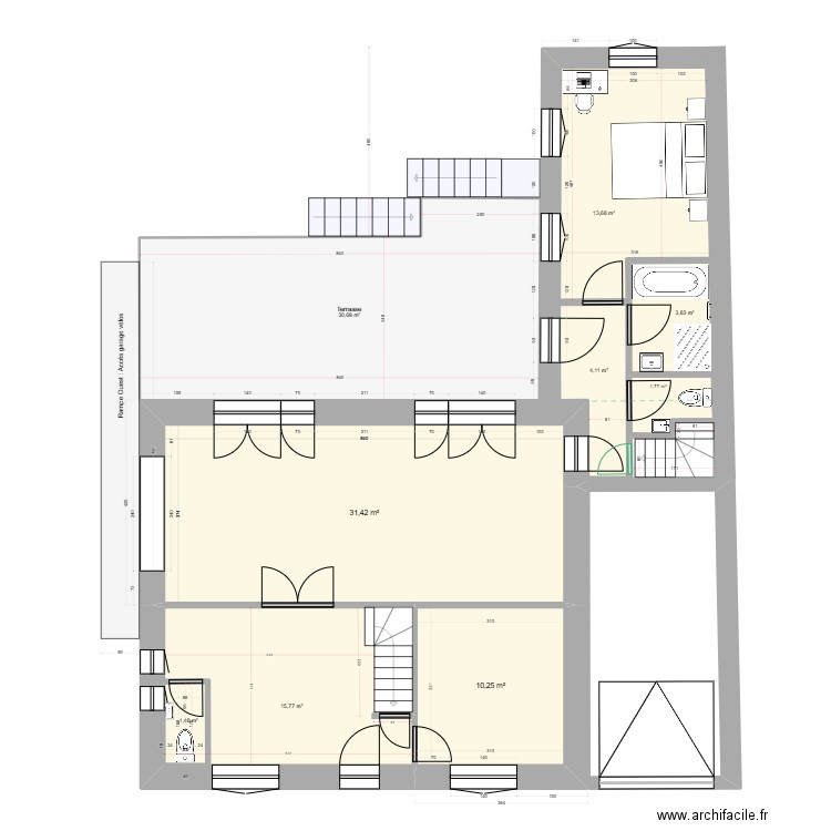 Projet_RDF_RDC_Révision_3.2. Plan de 9 pièces et 114 m2