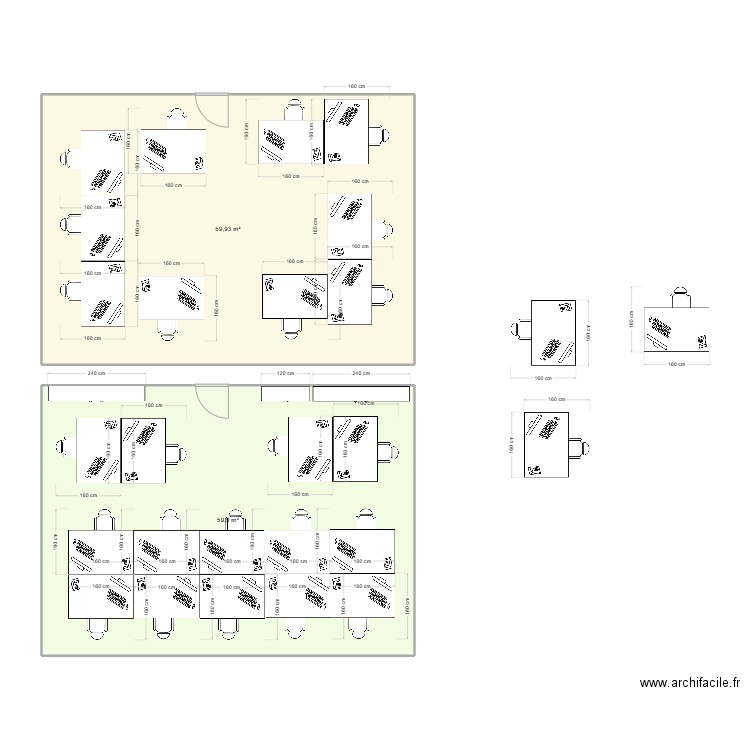 DIGIT. Plan de 2 pièces et 120 m2