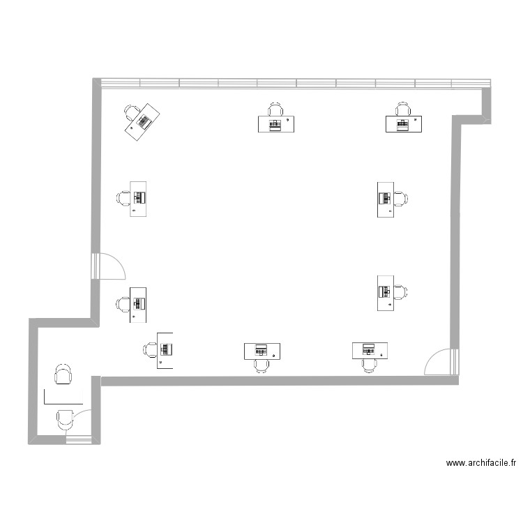 Local 201 208. Plan de 0 pièce et 0 m2