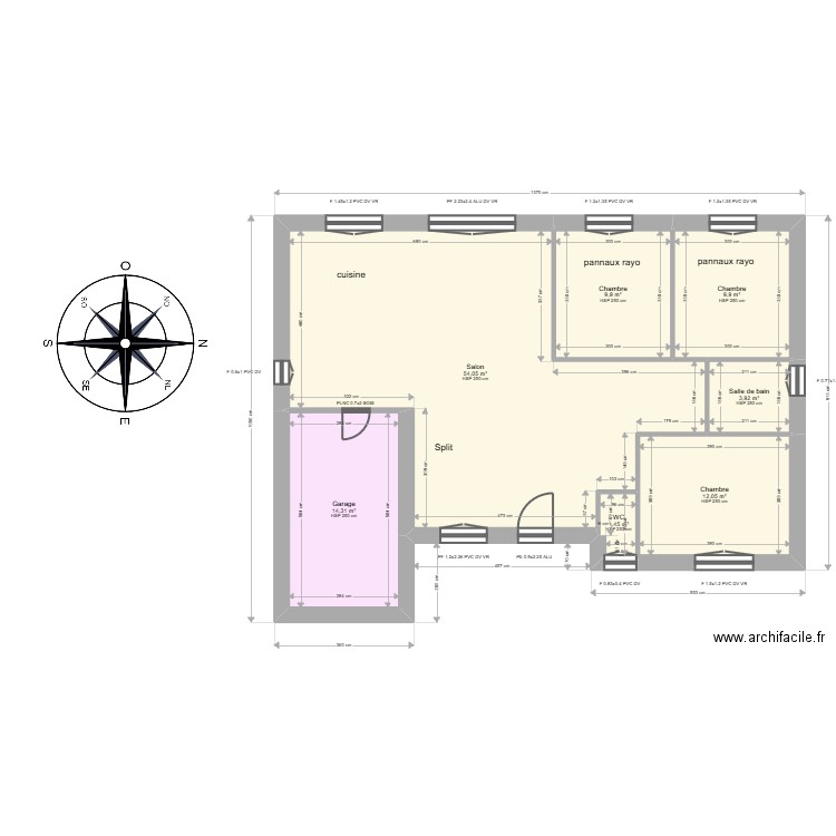 ML25001348 FROMENTEAUX. Plan de 7 pièces et 106 m2