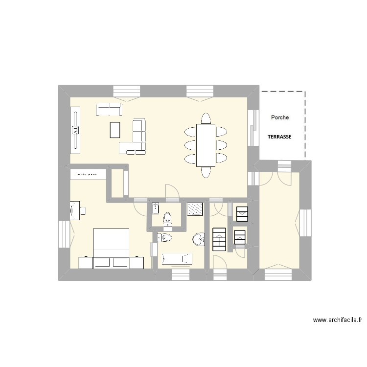 HOMSTAR. Plan de 9 pièces et 16 m2