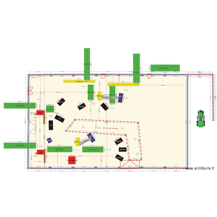 ucopac 7. Plan de 2 pièces et 1103 m2