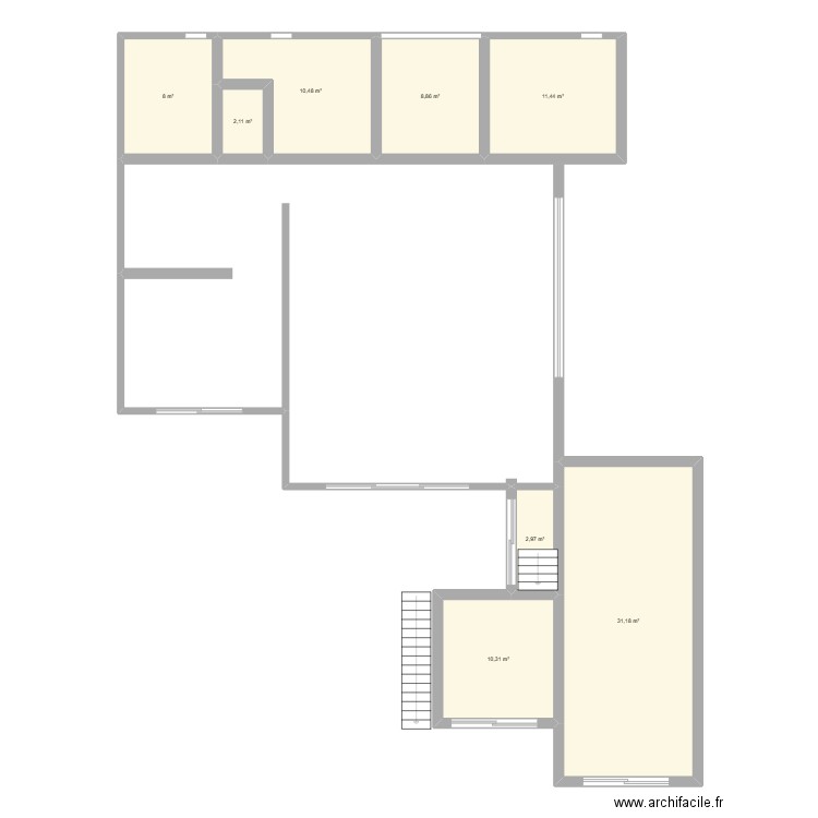 LIOU LODGE. Plan de 8 pièces et 85 m2