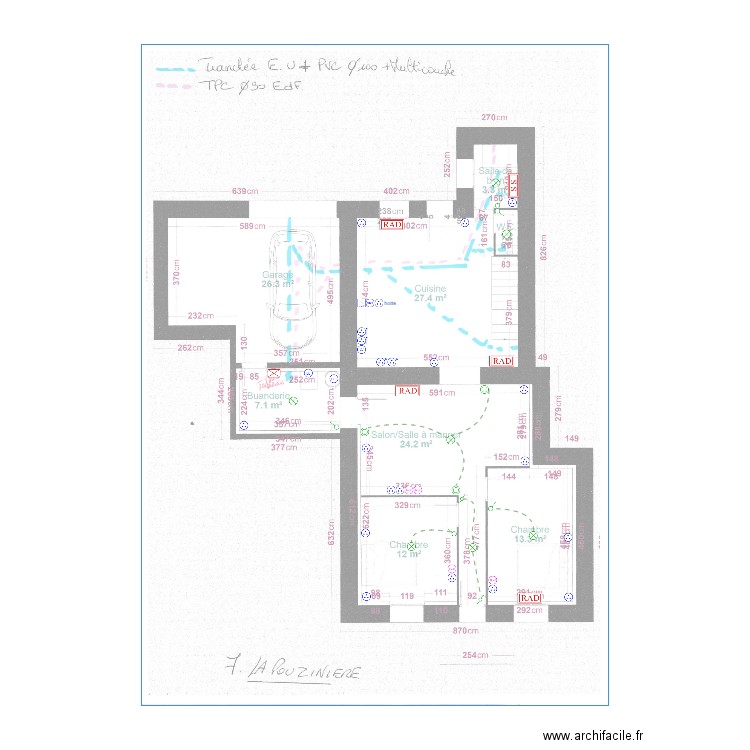 MAISON 7. Plan de 0 pièce et 0 m2