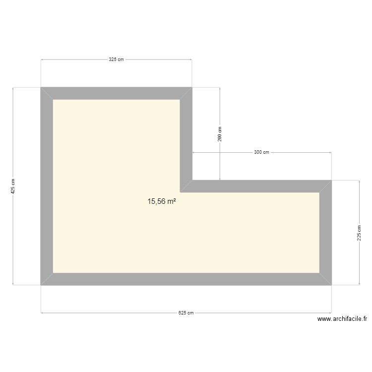 garage1. Plan de 1 pièce et 16 m2