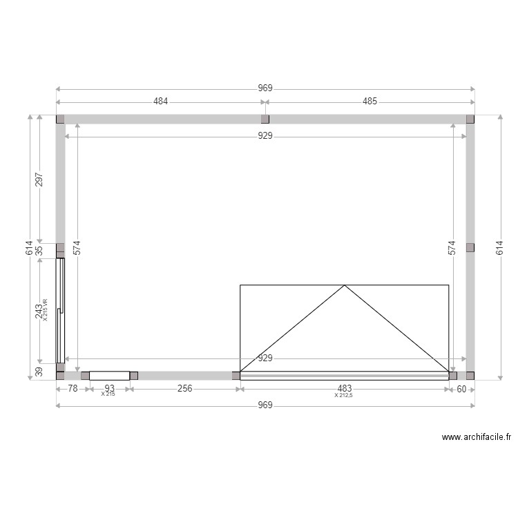 TAINMONT ELEVATION. Plan de 1 pièce et 53 m2