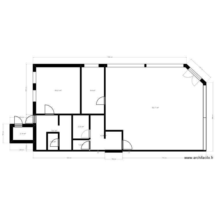 LA VALETTE AVANT TRAVAUX NORD MODIF AUR. Plan de 0 pièce et 0 m2