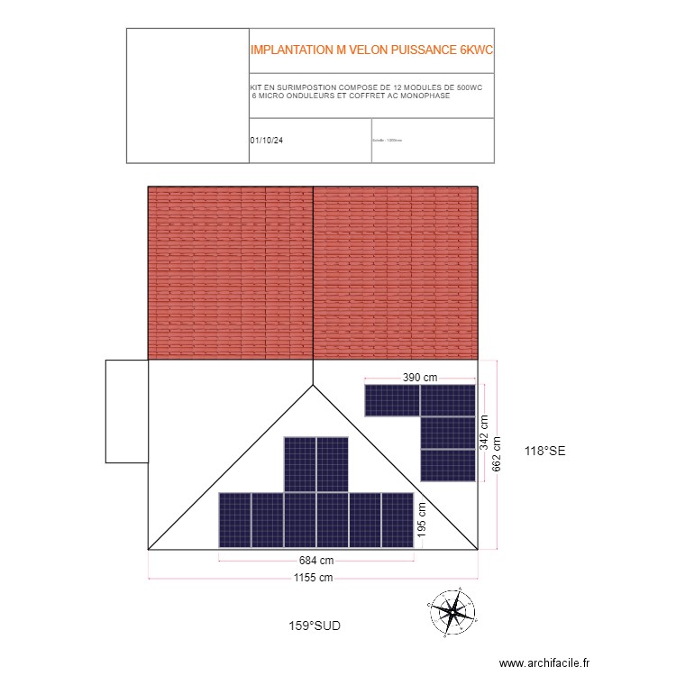 VELON 6KW. Plan de 0 pièce et 0 m2