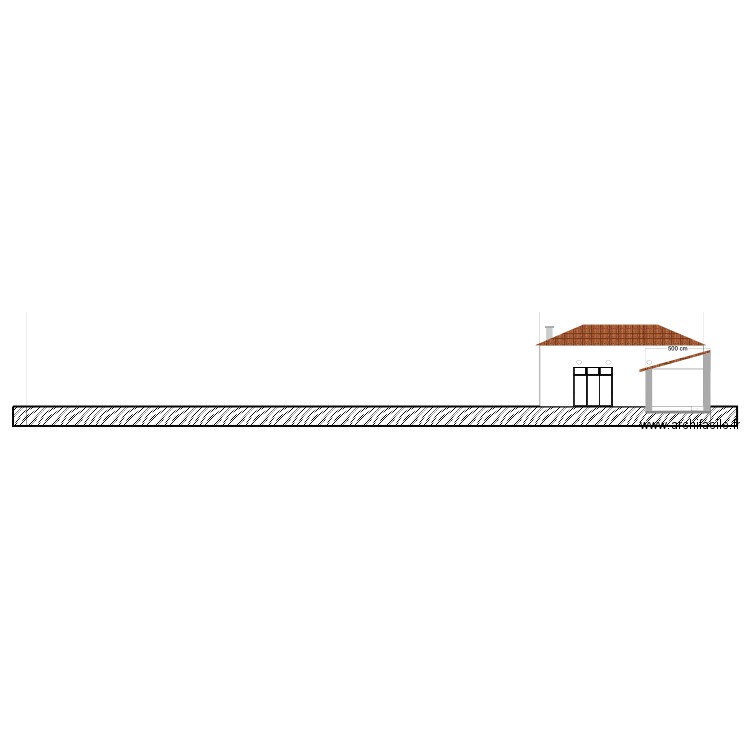 coupe 2. Plan de 0 pièce et 0 m2