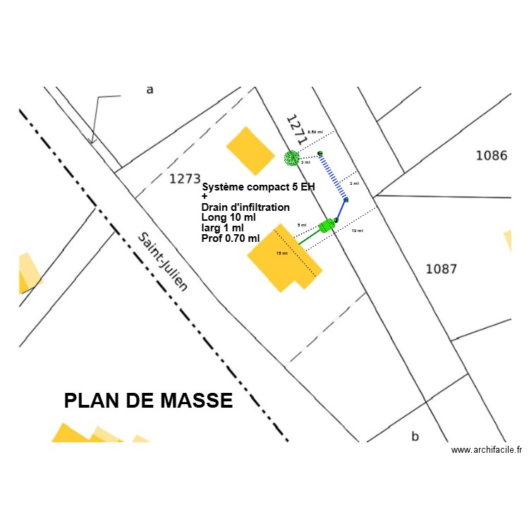 Chevalier. Plan de 0 pièce et 0 m2