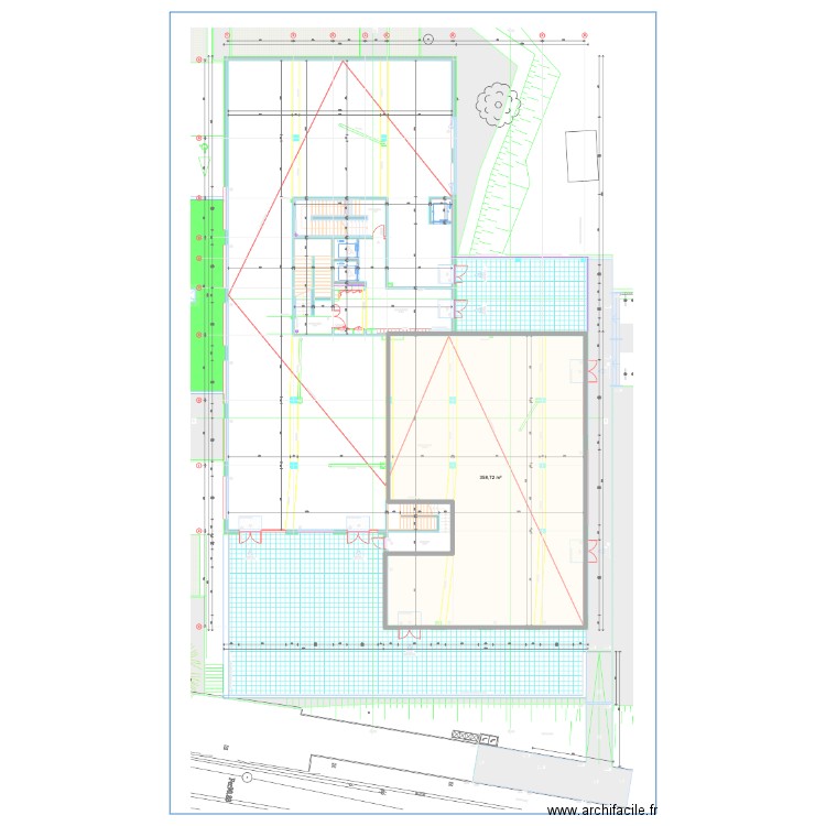 Brest Gouesnou V2. Plan de 1 pièce et 359 m2