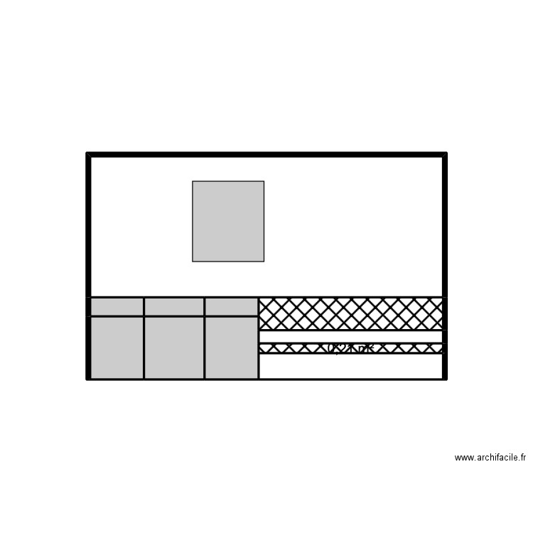 chantier AAA. Plan de 11 pièces et 10 m2