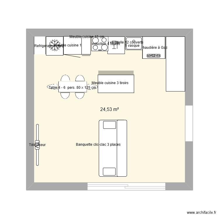 projet appartement 2. Plan de 0 pièce et 0 m2