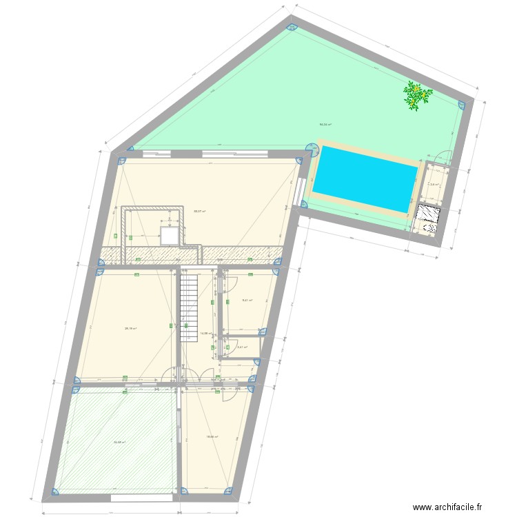 grange opoul PLANCHER. Plan de 0 pièce et 0 m2