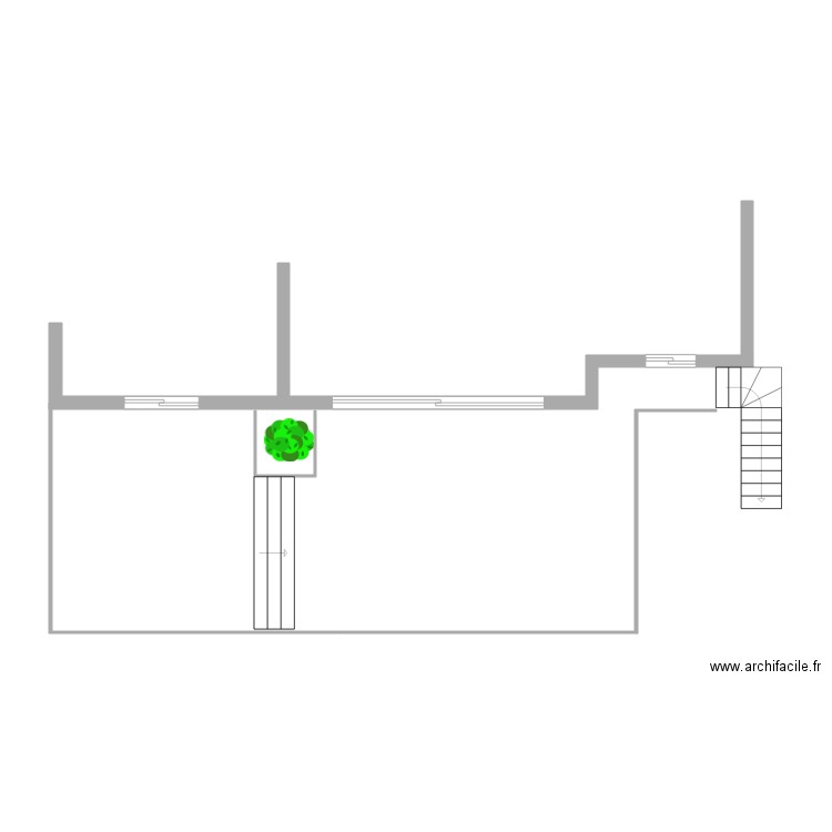 Terrasse et ouverture Salon. Plan de 0 pièce et 0 m2