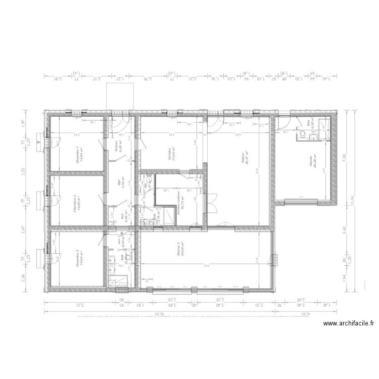 ENDOUFIELLE. Plan de 0 pièce et 0 m2