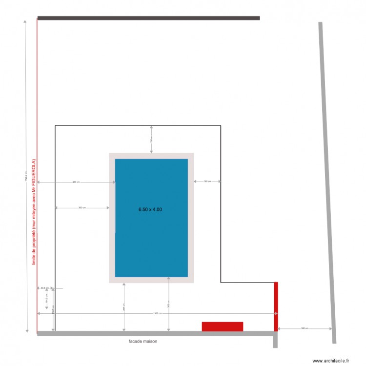 Dalle piscine sans pool 2109 avec tvx JFR. Plan de 0 pièce et 0 m2