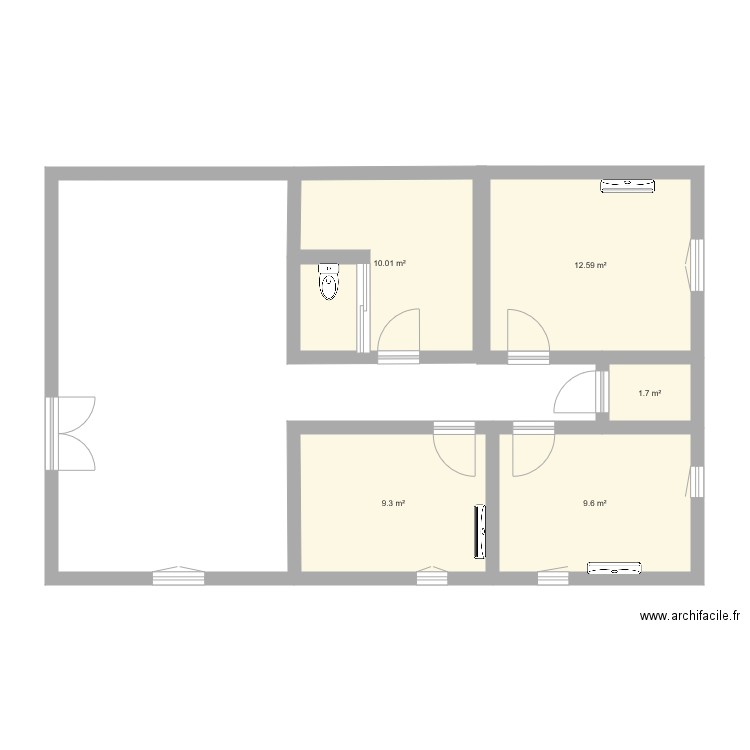 mon logement. Plan de 0 pièce et 0 m2