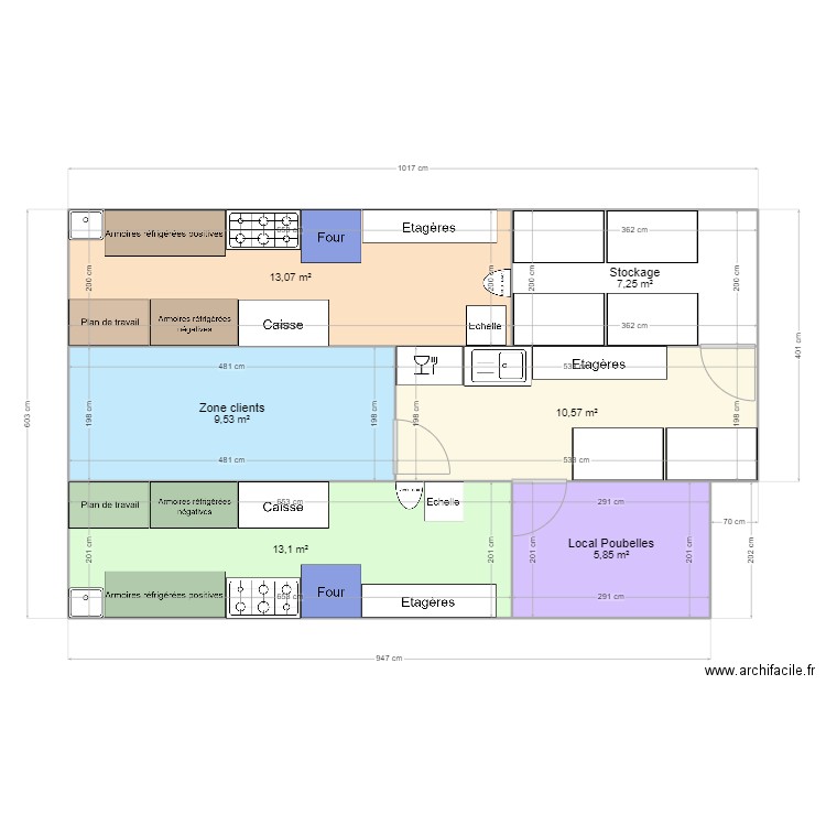 Local 2. Plan de 0 pièce et 0 m2