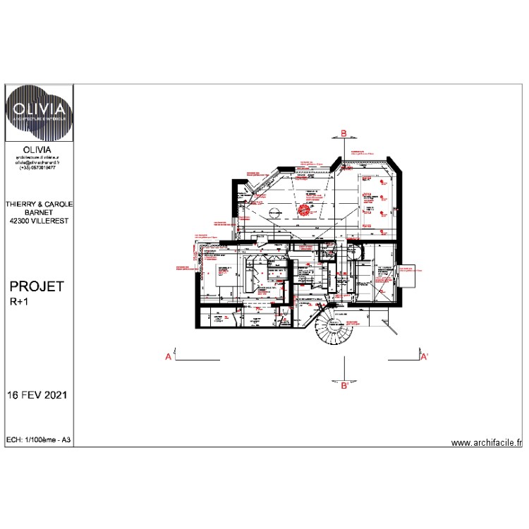 BARNET PLAN R1. Plan de 0 pièce et 0 m2