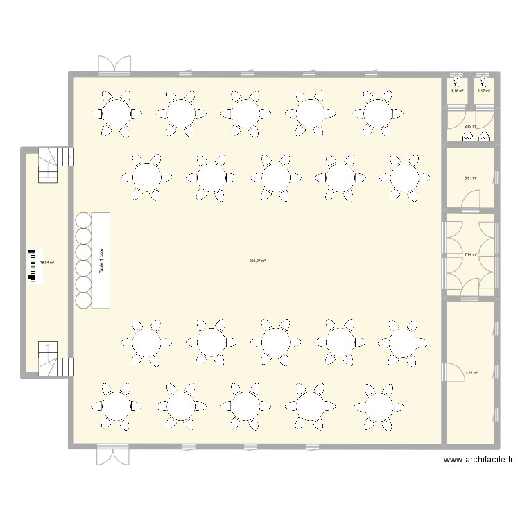 Plan Salle mariage 1. Plan de 0 pièce et 0 m2