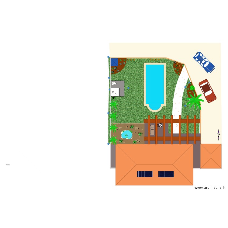 marquise. Plan de 0 pièce et 0 m2