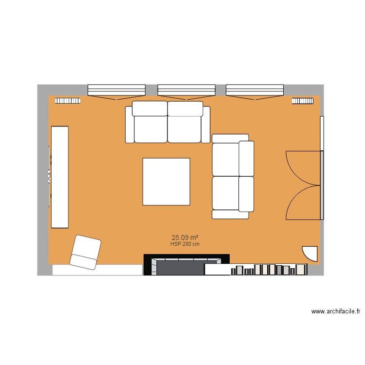 salon 2 . Plan de 0 pièce et 0 m2