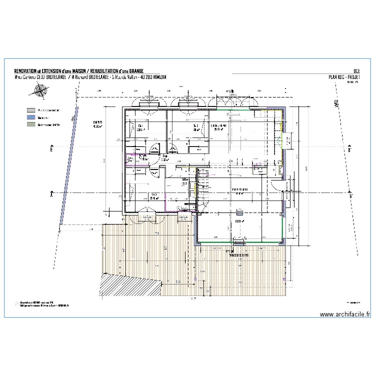  BROTELANDE. Plan de 0 pièce et 0 m2