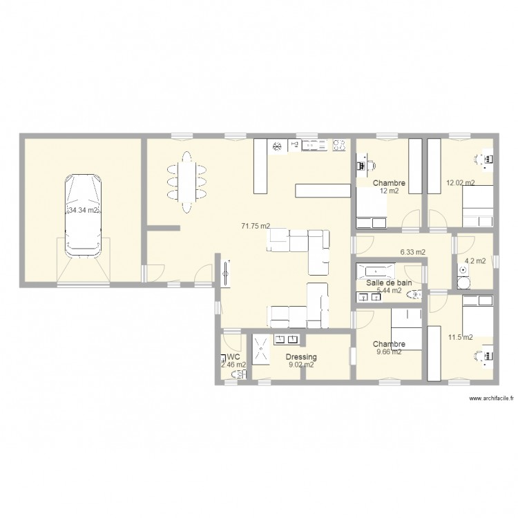 140 M2 House Plan